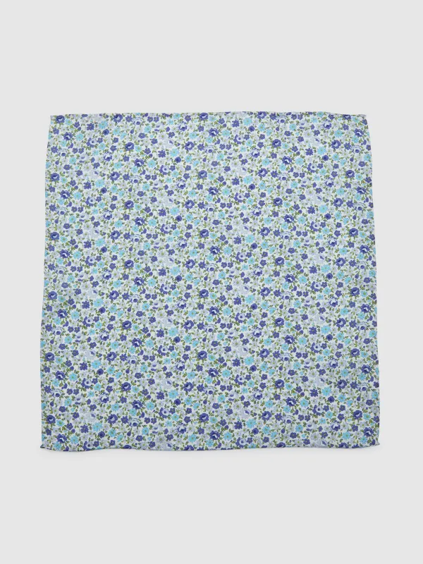 Ditsy Floral Pocket Square made by Oxford Shop
