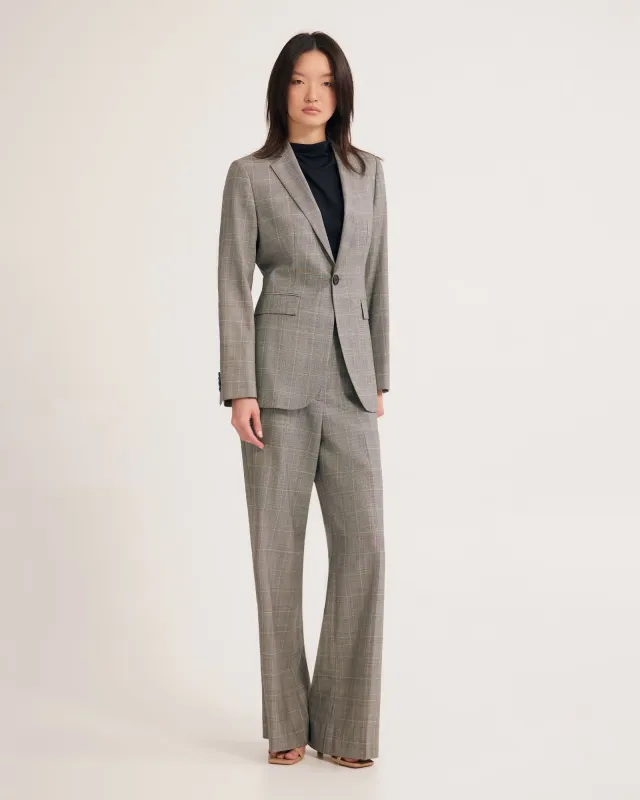 Ebony Pure Wool Suit Jacket made by Oxford Shop