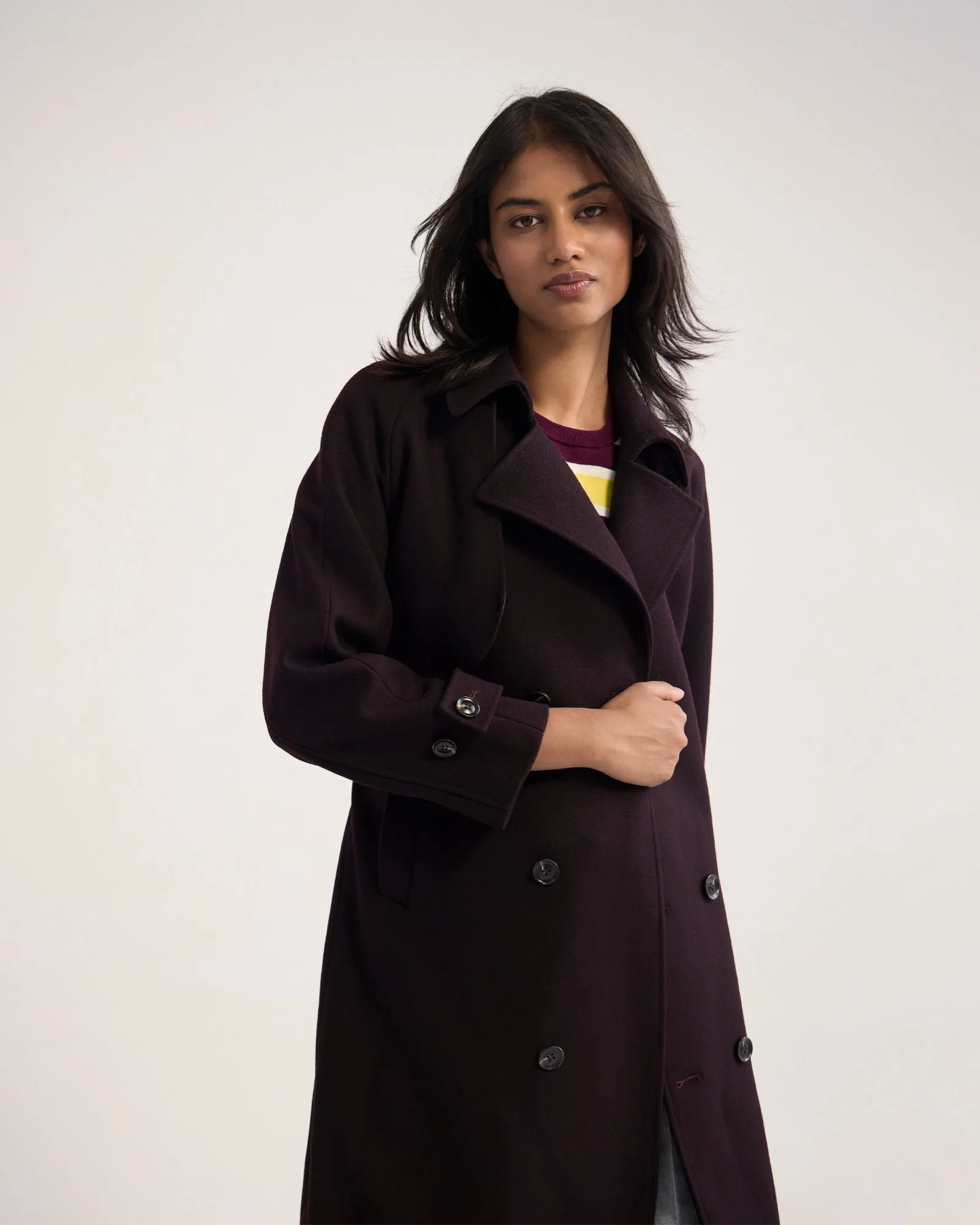 Gemma Wool Rich Trench Coat sold by Oxford Shop product image thumbnail 5