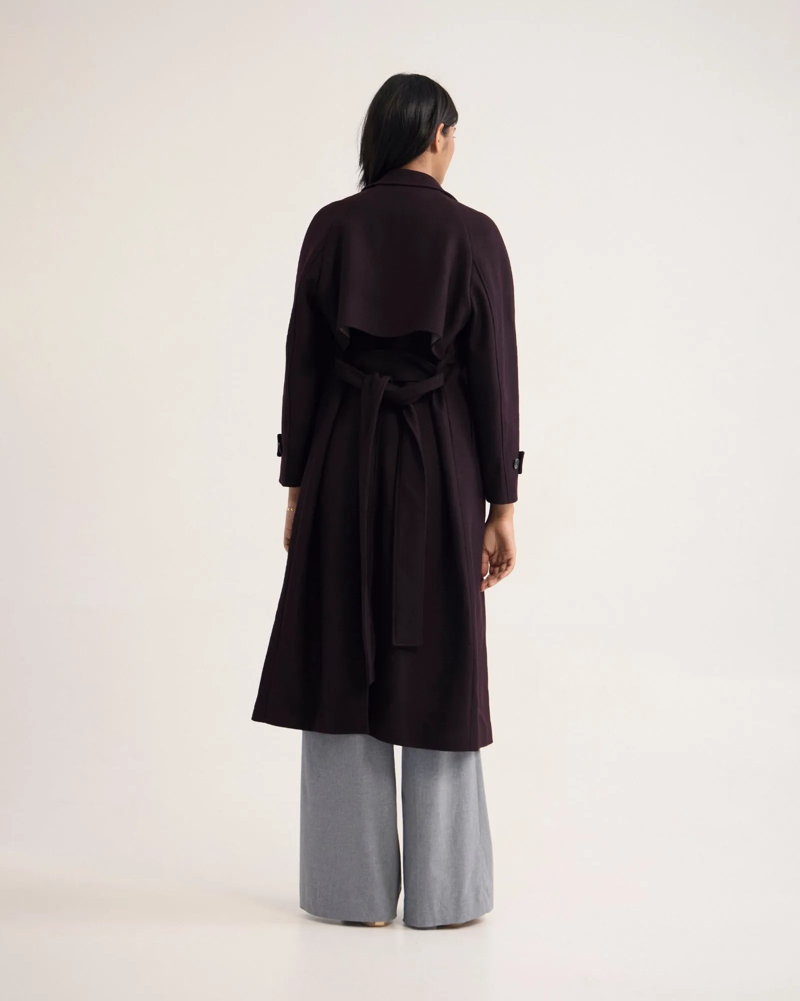 Gemma Wool Rich Trench Coat sold by Oxford Shop product image thumbnail 4