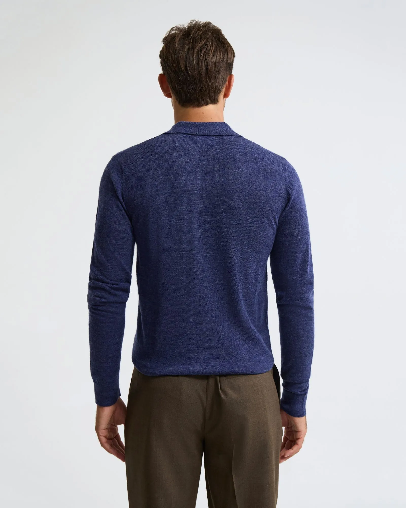 Blair Polo Collar Merino Knit sold by Oxford Shop product image thumbnail 4