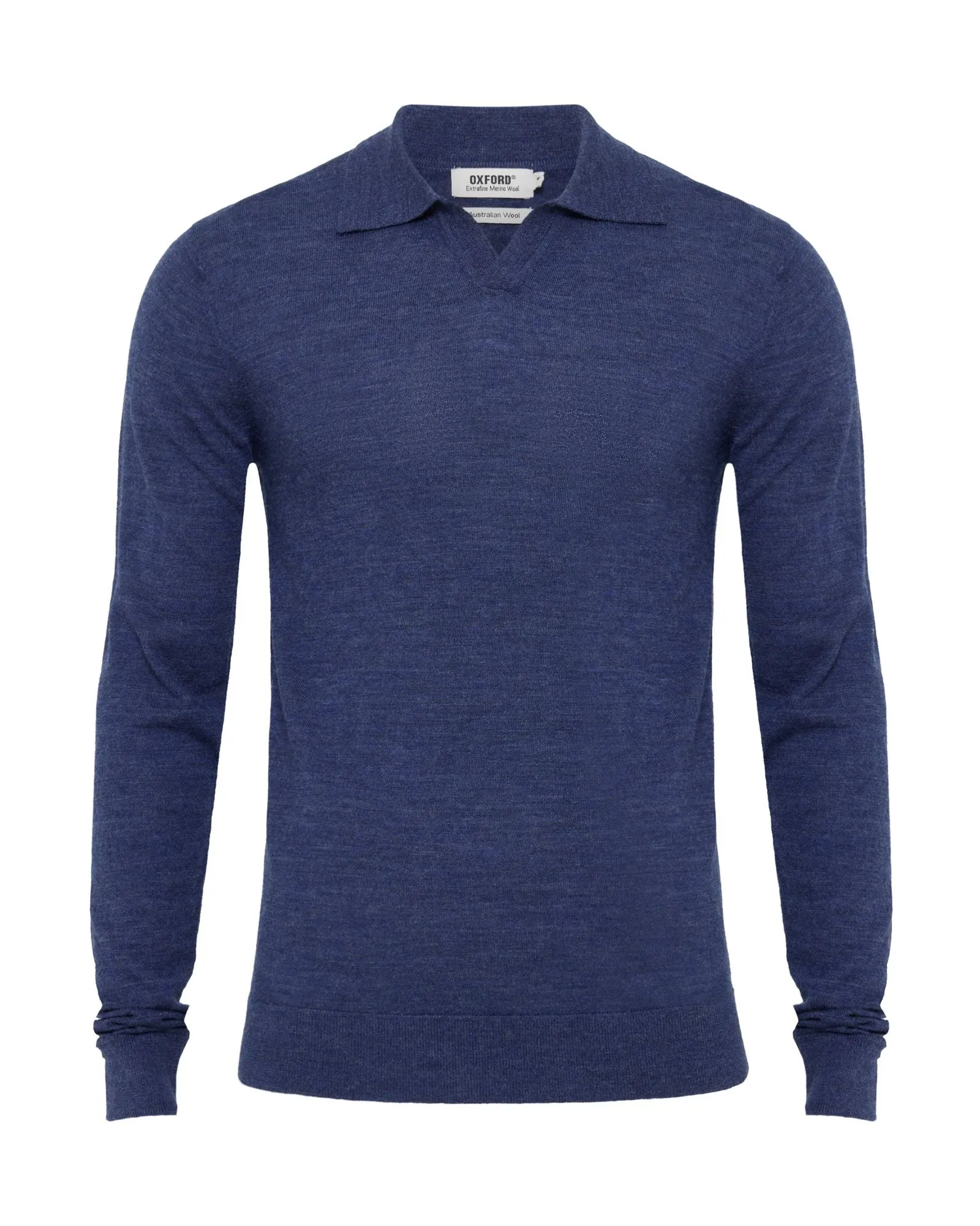 Blair Polo Collar Merino Knit sold by Oxford Shop