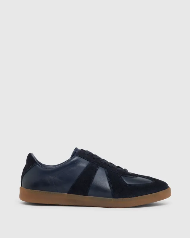 Max Leather/Suede Trainer made by Oxford Shop