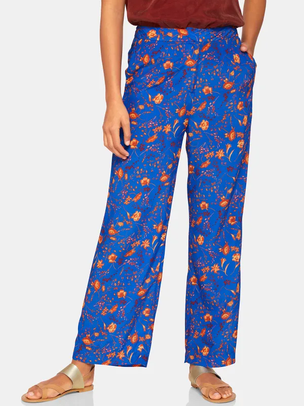Cyia Floral Print Pants made by Oxford Shop