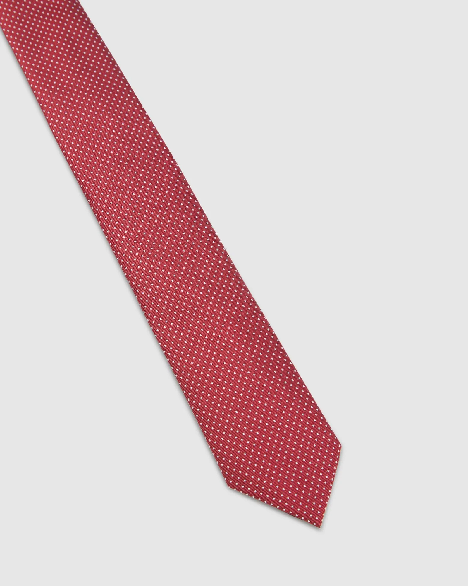 Red Polka Dots Tie sold by Oxford Shop product image thumbnail 2