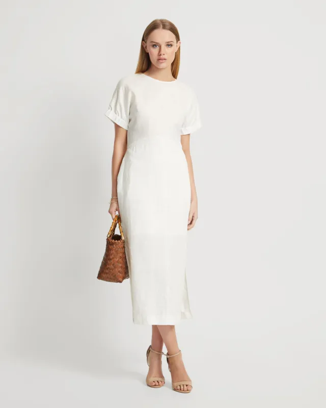 Penelope Linen Maxi Dress sold by Oxford Shop