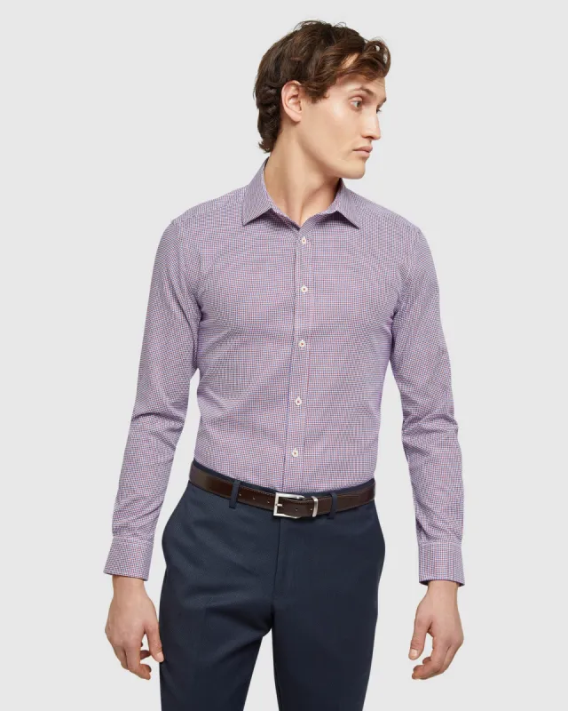 Beckton Houndstooth Shirt sold by Oxford Shop