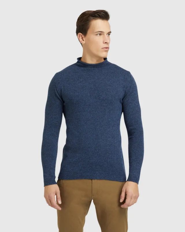 Archer Funnel Neck Knit sold by Oxford Shop