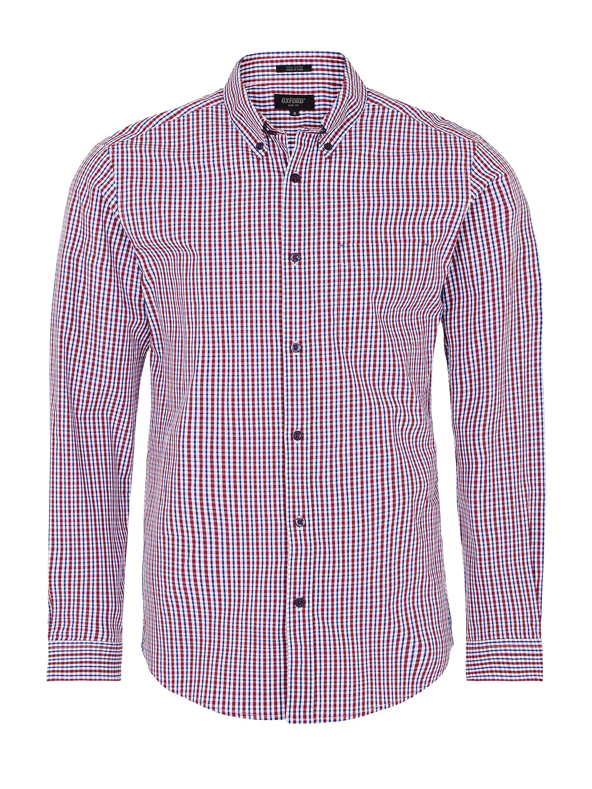 Uxbridge Mini Check Shirt sold by Oxford Shop product image thumbnail 5