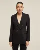 Jenna Cotton Blend Double Breasted Blazer sold by Oxford Shop