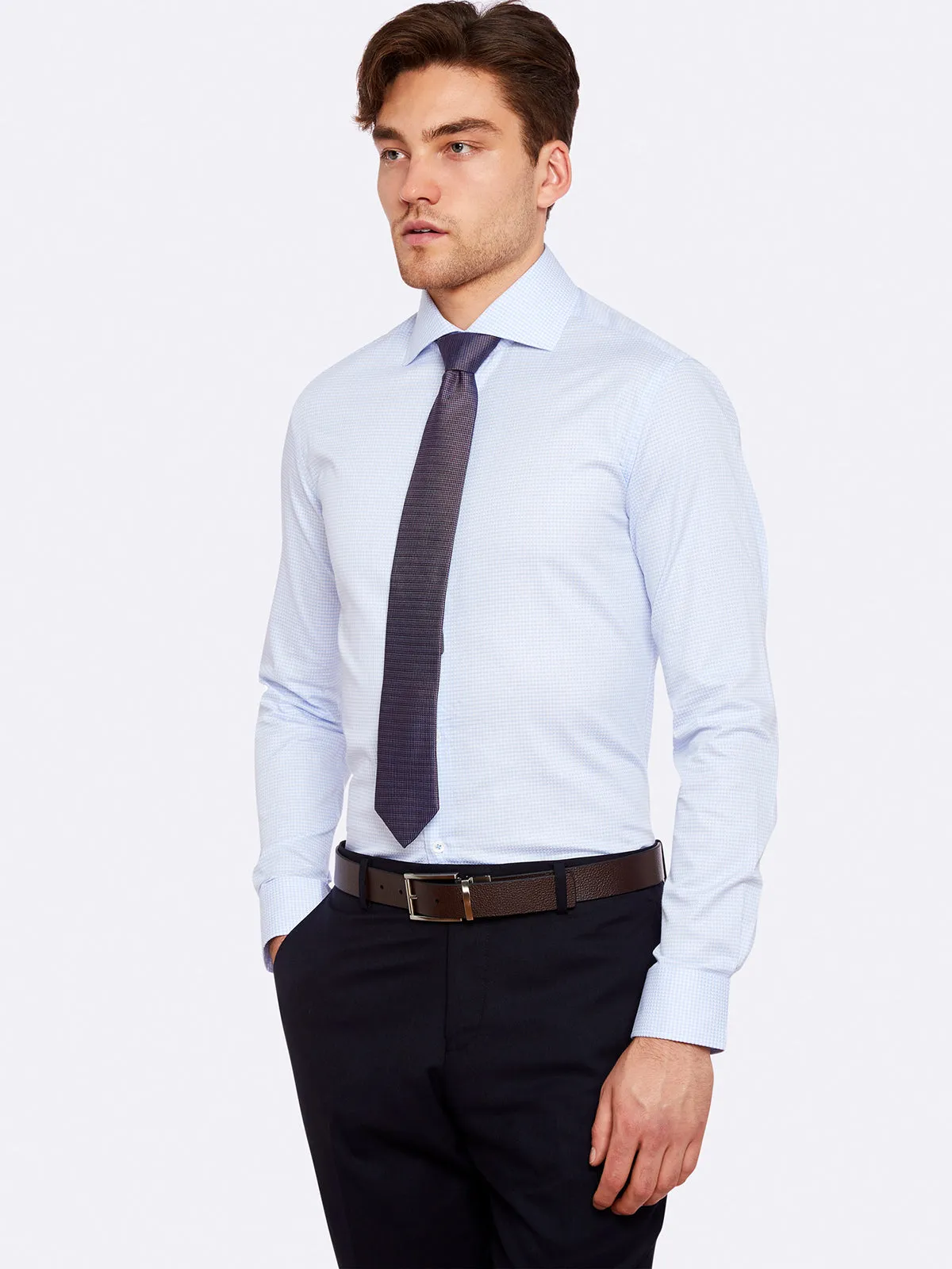 Trafalgar Dobby Shirt sold by Oxford Shop product image thumbnail 3