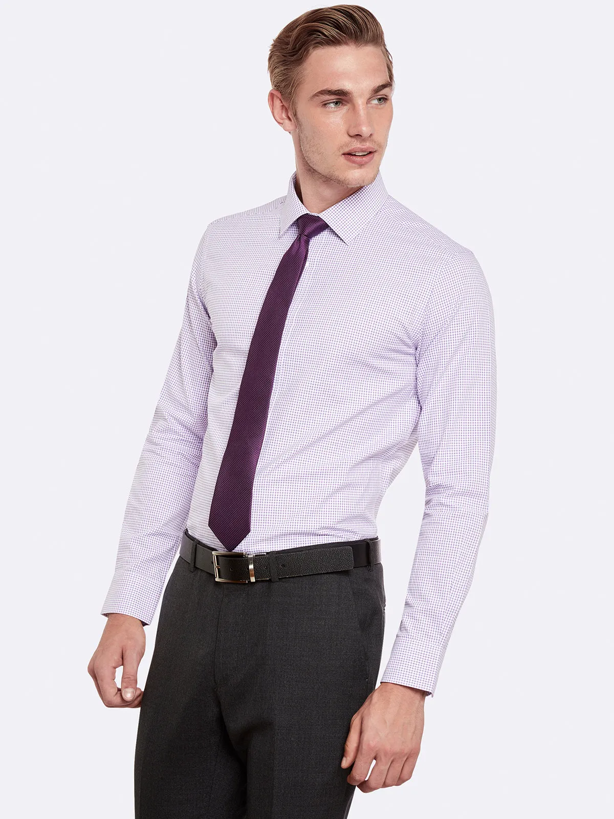 Beckton Checked Shirt sold by Oxford Shop product image thumbnail 3