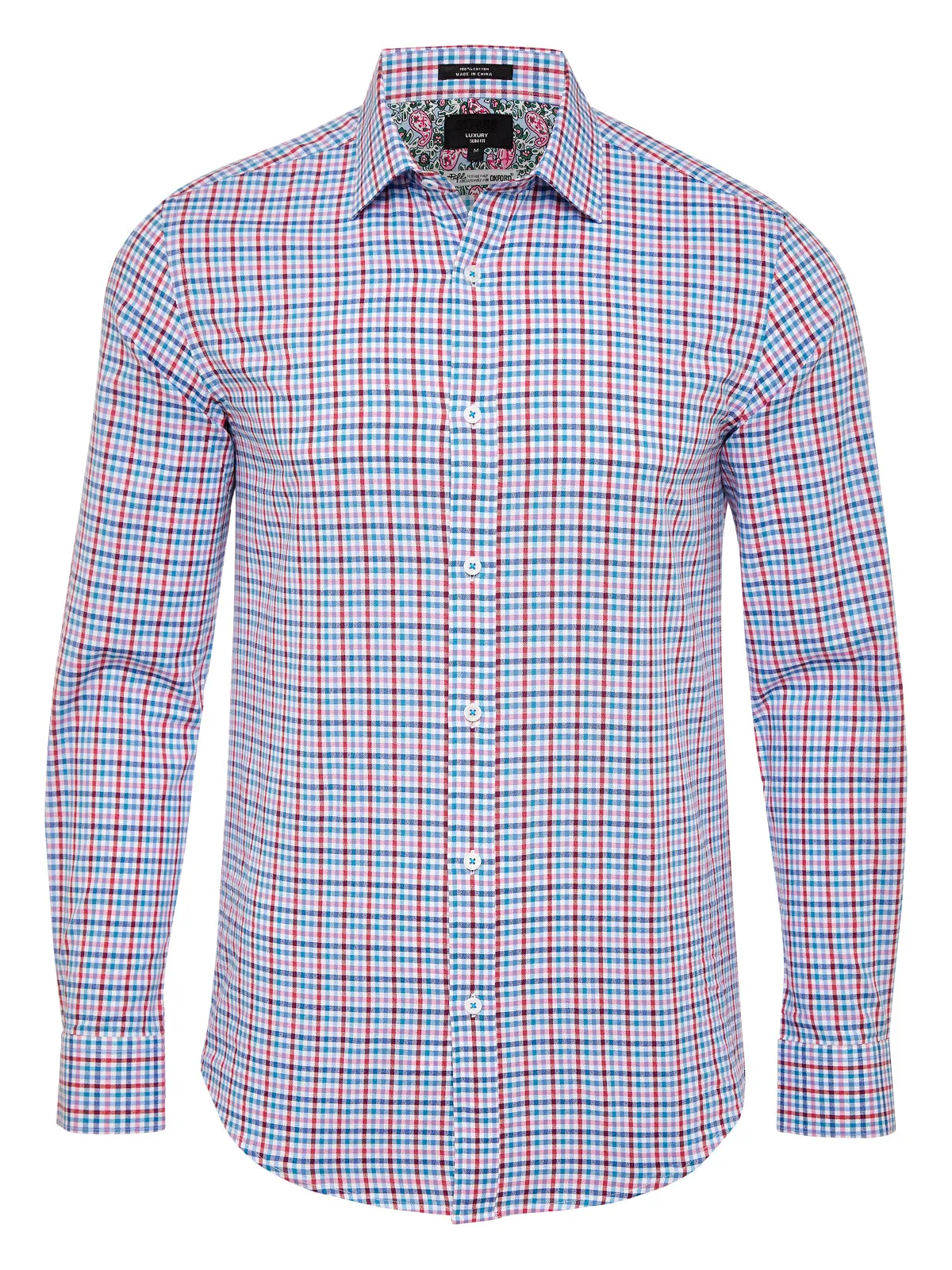 Beckton Luxury Multi Checked Shirt sold by Oxford Shop product image thumbnail 2