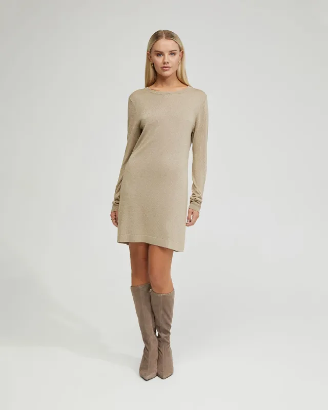 Katrine Metallic Mini Dress sold by Oxford Shop