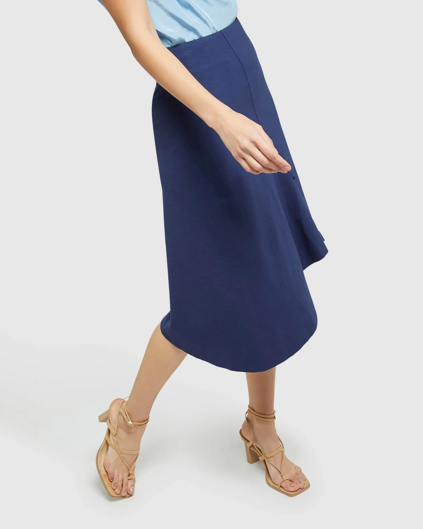 Lucy Asymetric Hem Ponti Skirt sold by Oxford Shop product image thumbnail 4