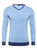 Cotton Contrast Rib Vnk Pullover sold by Oxford Shop
