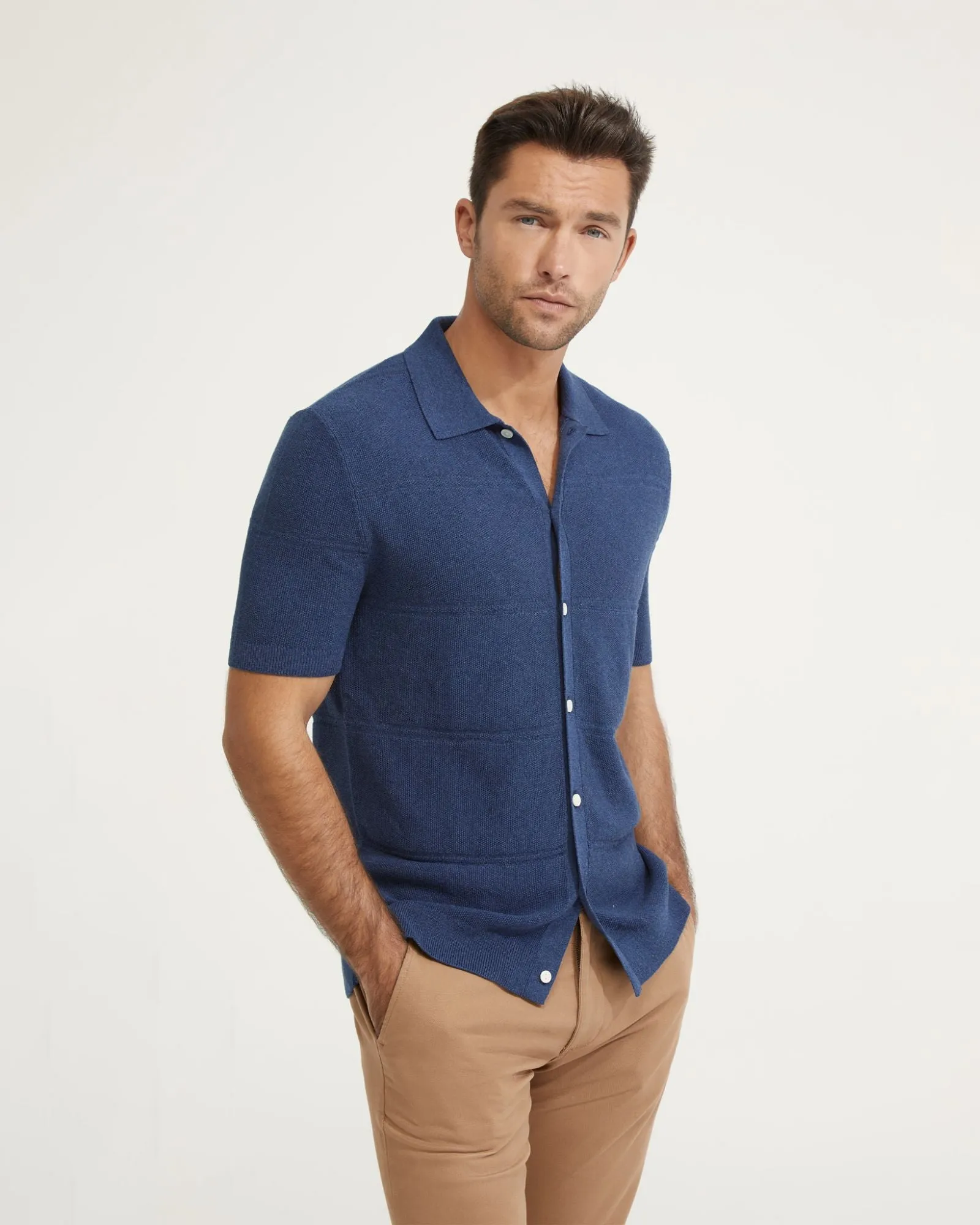 Jack Cotton Knitted Shirt sold by Oxford Shop product image thumbnail 2