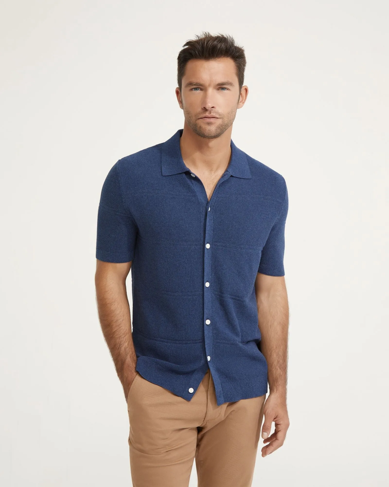 Jack Cotton Knitted Shirt sold by Oxford Shop product image thumbnail 5