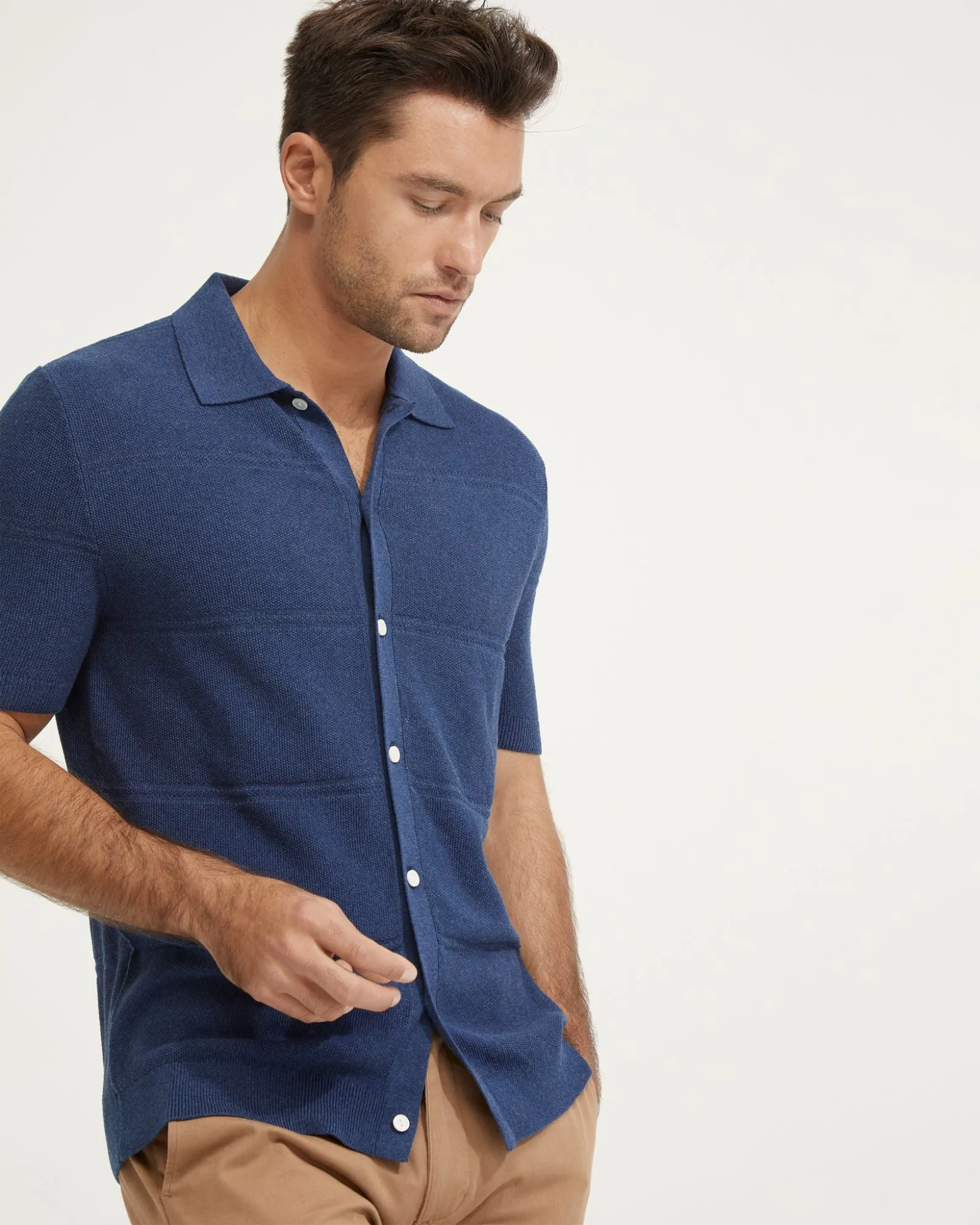 Jack Cotton Knitted Shirt sold by Oxford Shop product image thumbnail 4