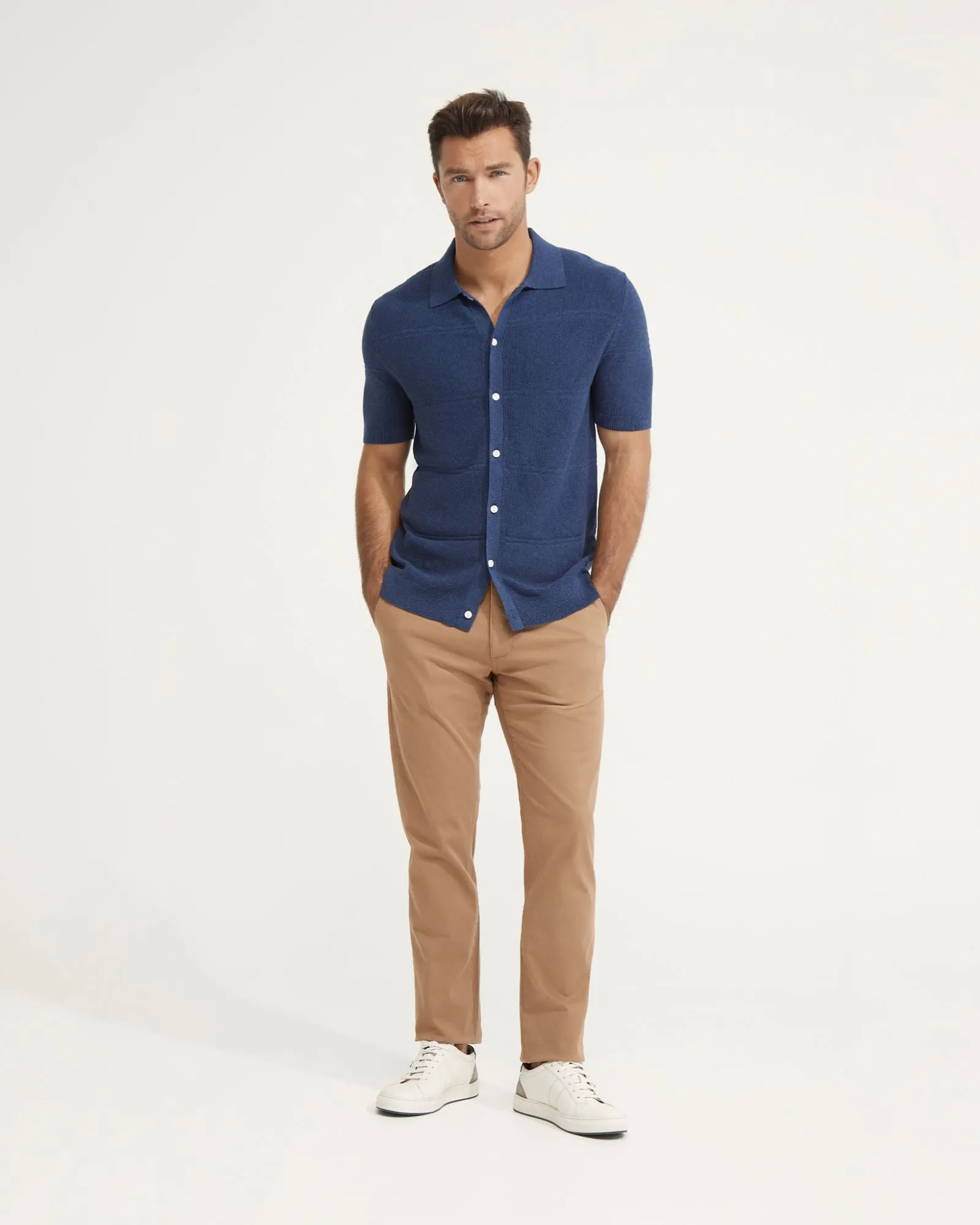 Jack Cotton Knitted Shirt sold by Oxford Shop