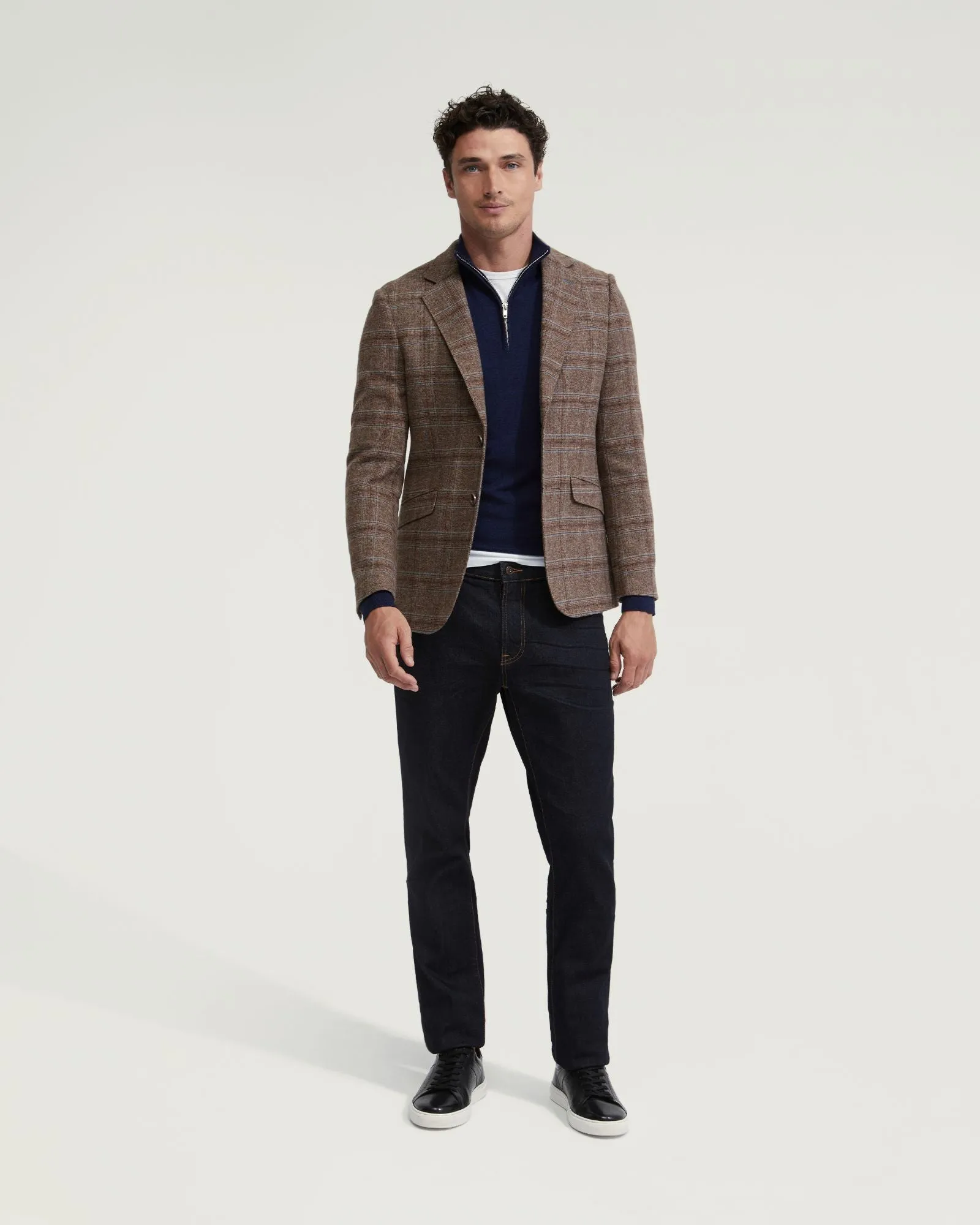 Blake Wool Rich Checked Blazer sold by Oxford Shop