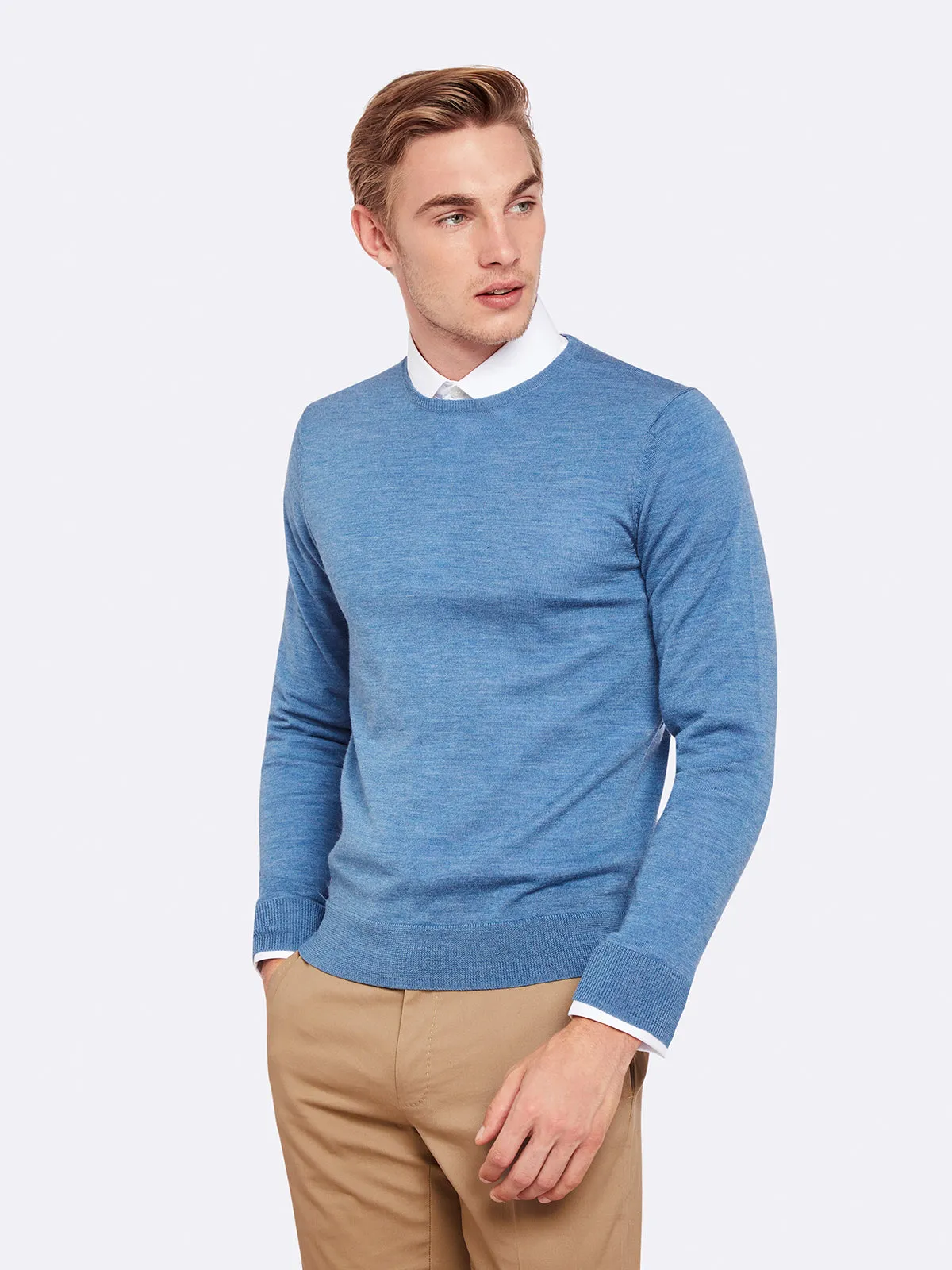 SAMUEL CREW NECK PULLOVER sold by Oxford Shop product image thumbnail 3