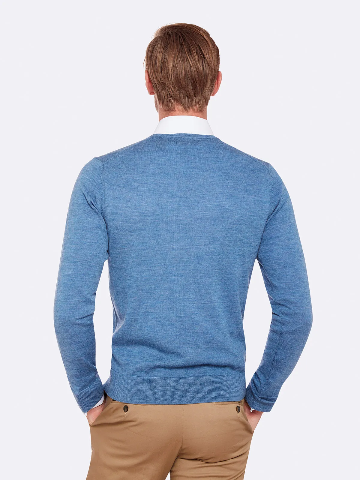 SAMUEL CREW NECK PULLOVER sold by Oxford Shop product image thumbnail 4
