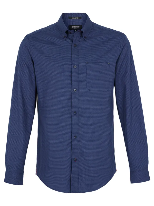Uxbridge Mini Check Shirt sold by Oxford Shop