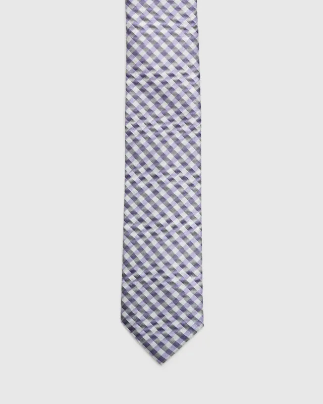 Gingham Silk Tie sold by Oxford Shop