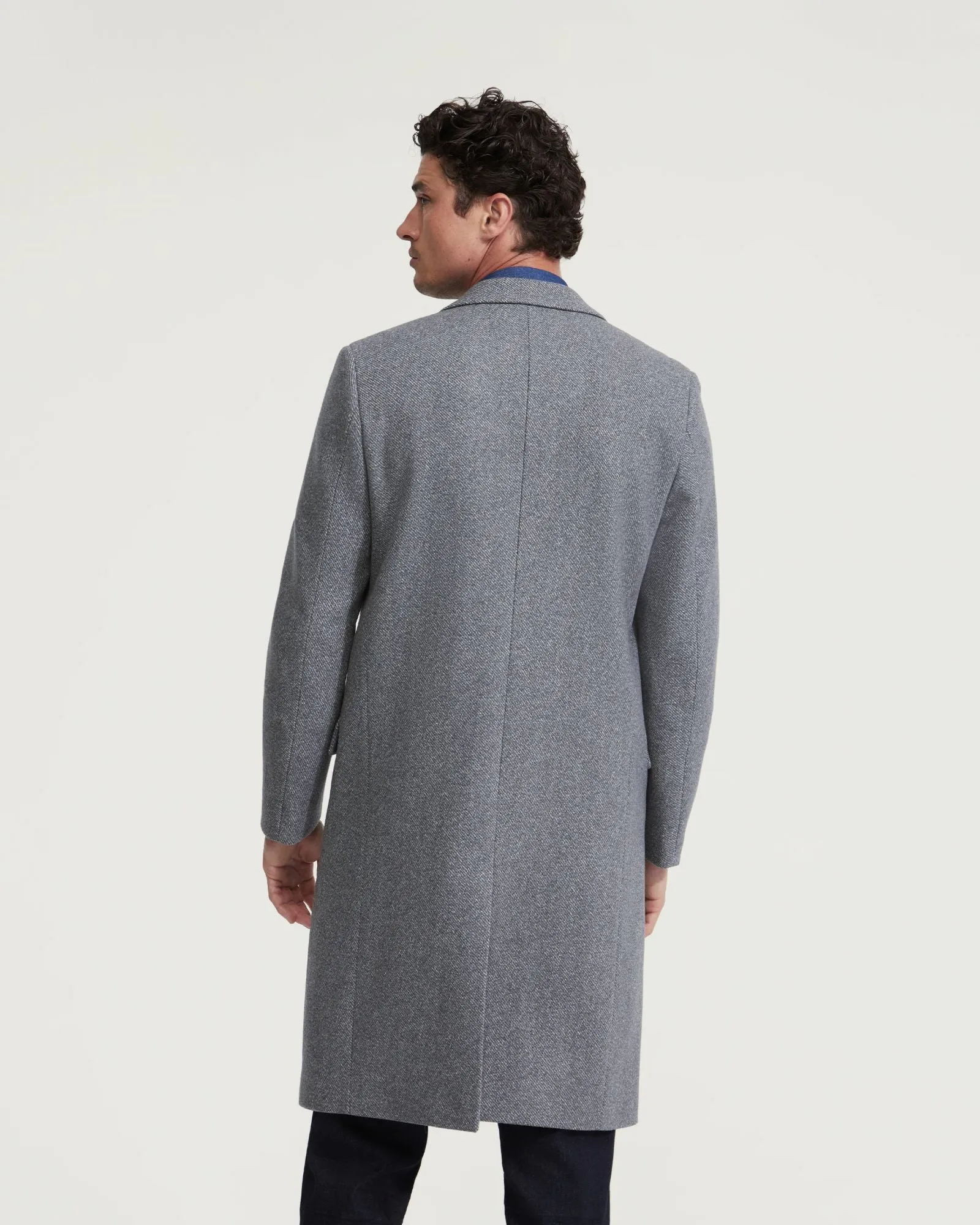 George Wool Rich Twill Overcoat sold by Oxford Shop product image thumbnail 3