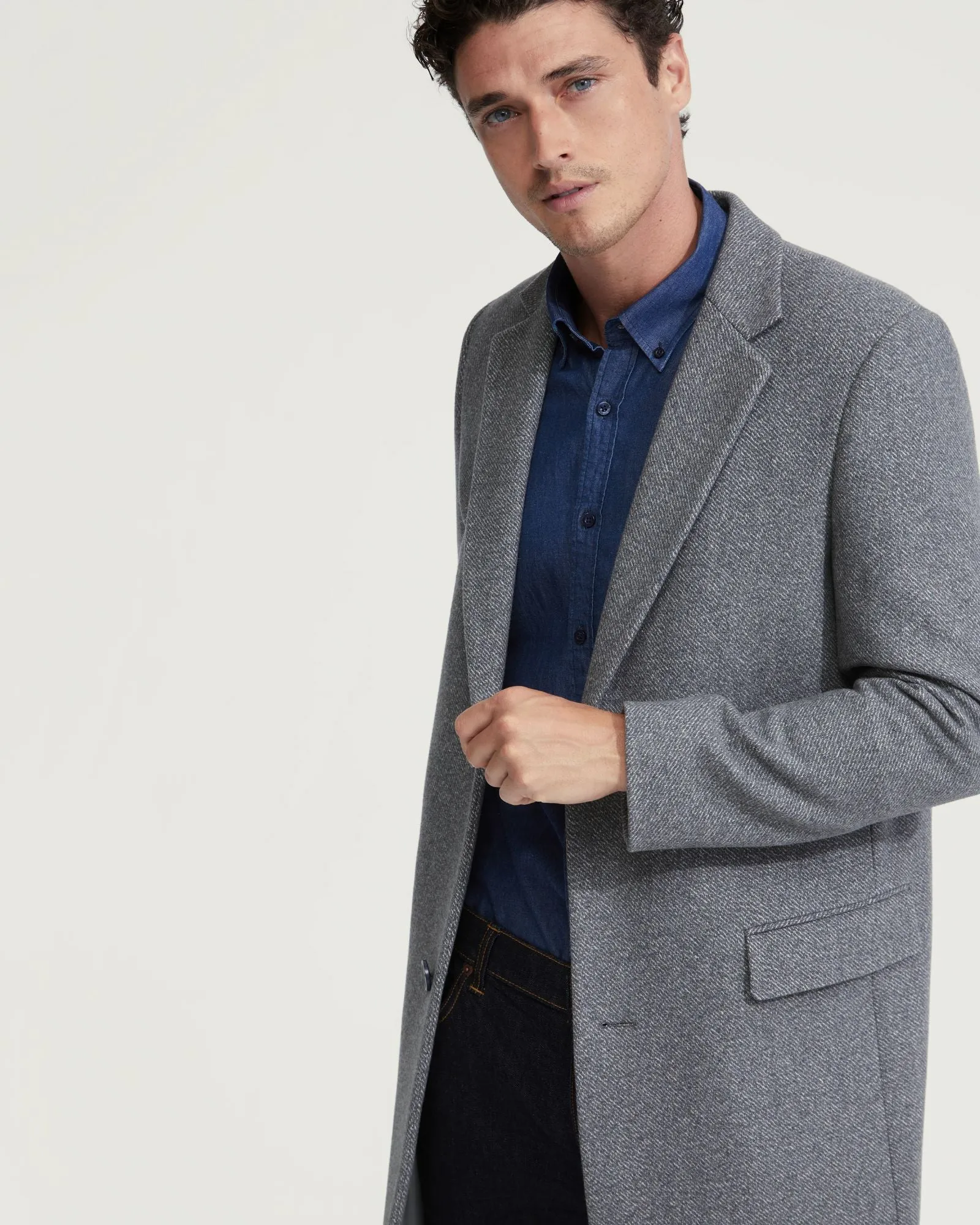 George Wool Rich Twill Overcoat sold by Oxford Shop product image thumbnail 4
