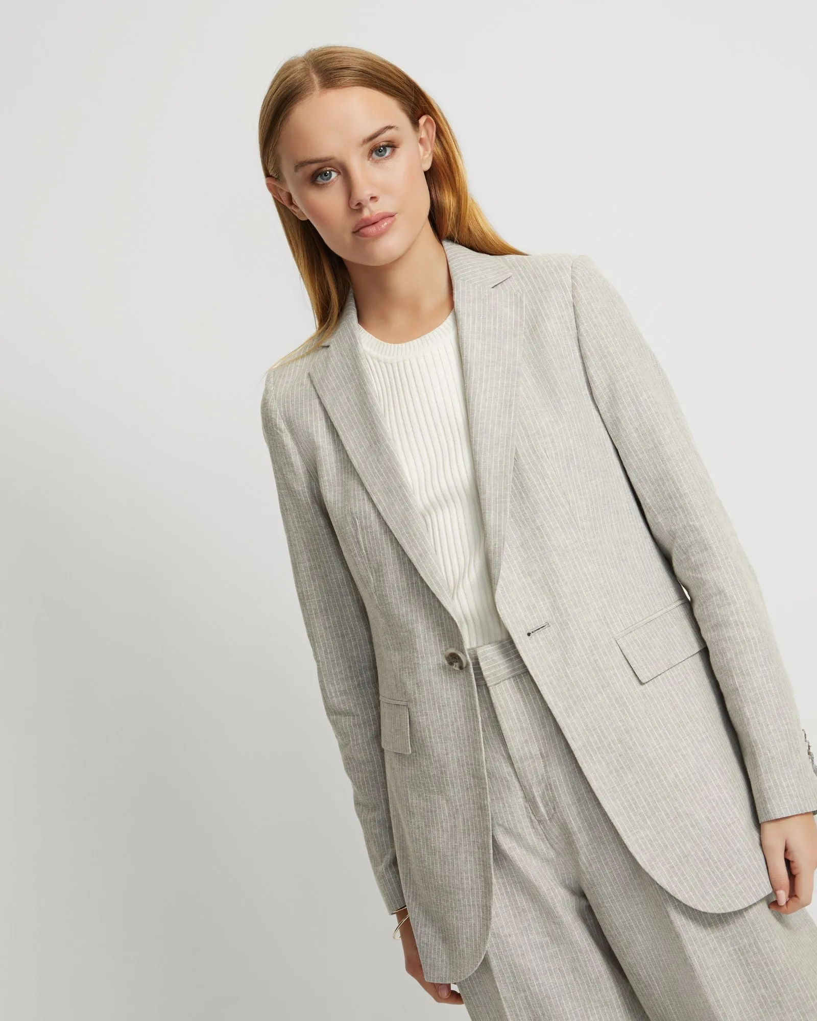 Lola Linen Blend Jacket sold by Oxford Shop product image thumbnail 4