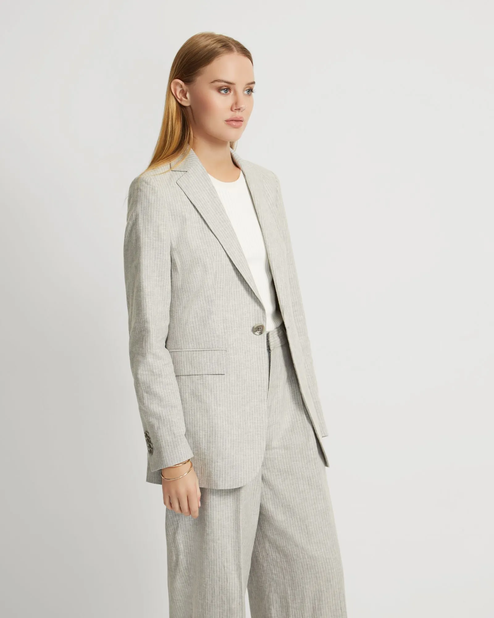 Lola Linen Blend Jacket sold by Oxford Shop product image thumbnail 2
