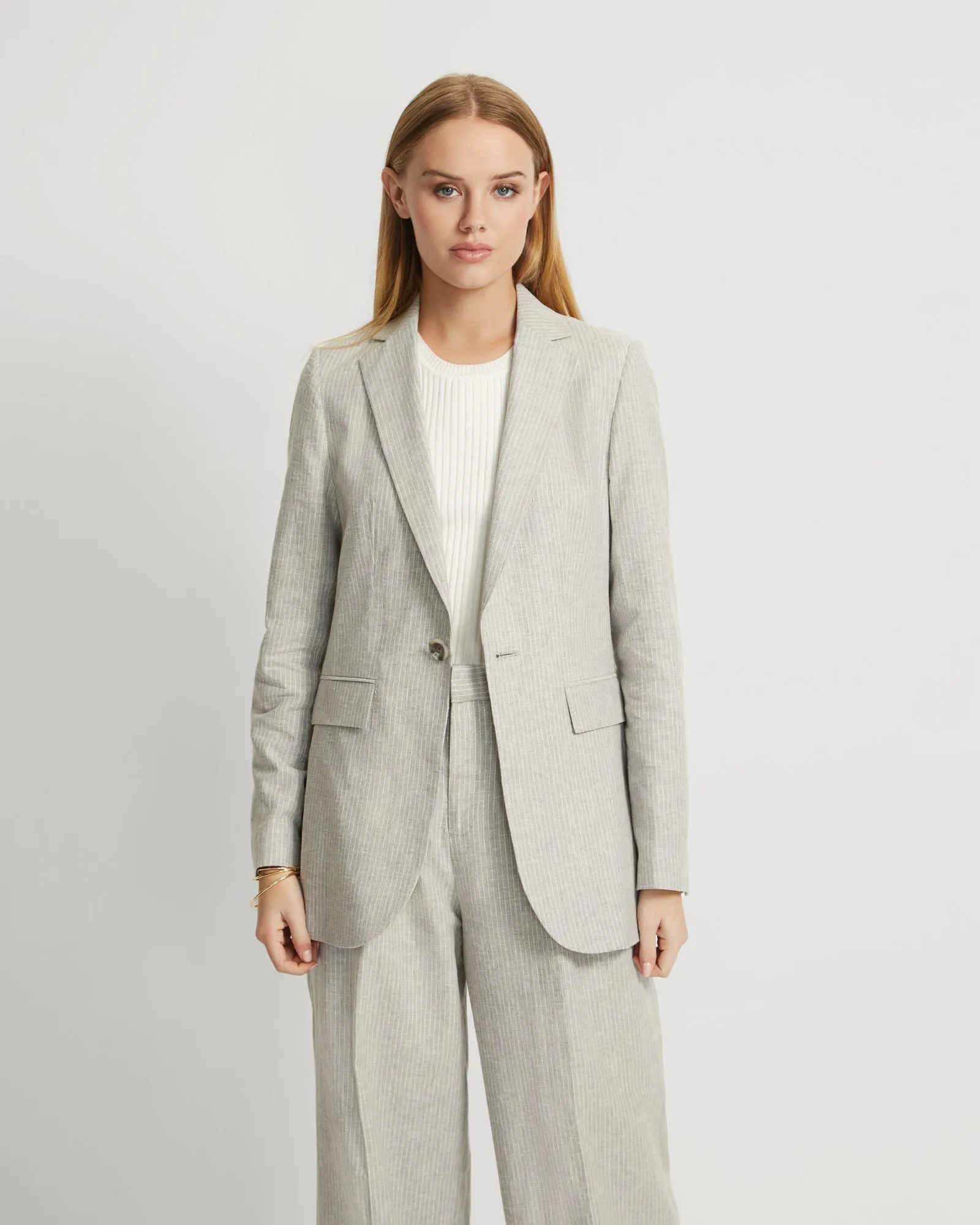 Lola Linen Blend Jacket sold by Oxford Shop product image thumbnail 5