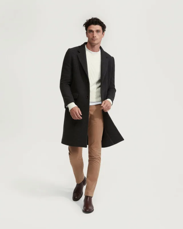George Cashmere Blend Overcoat sold by Oxford Shop