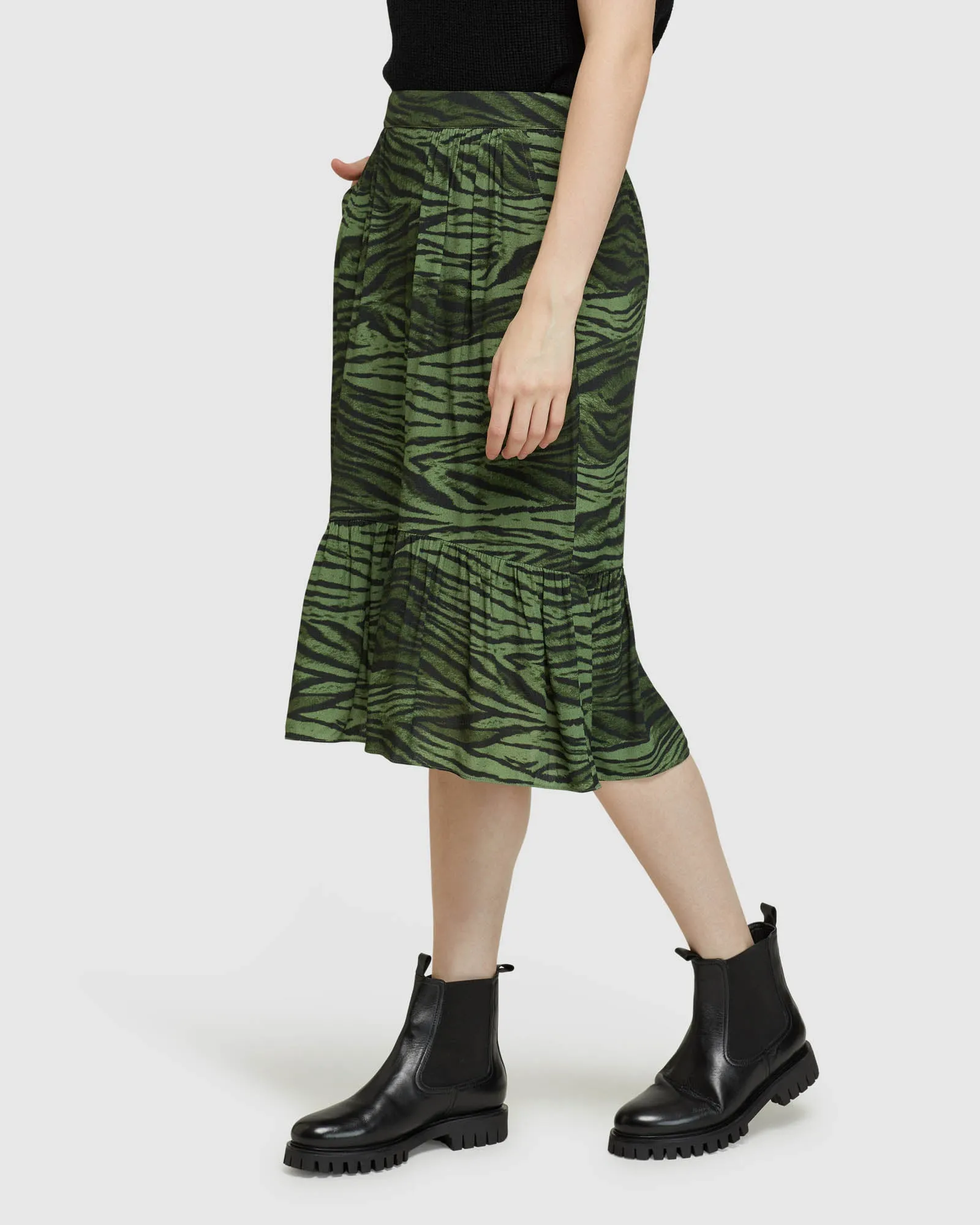 Millie Animal Print Skirt sold by Oxford Shop product image thumbnail 2