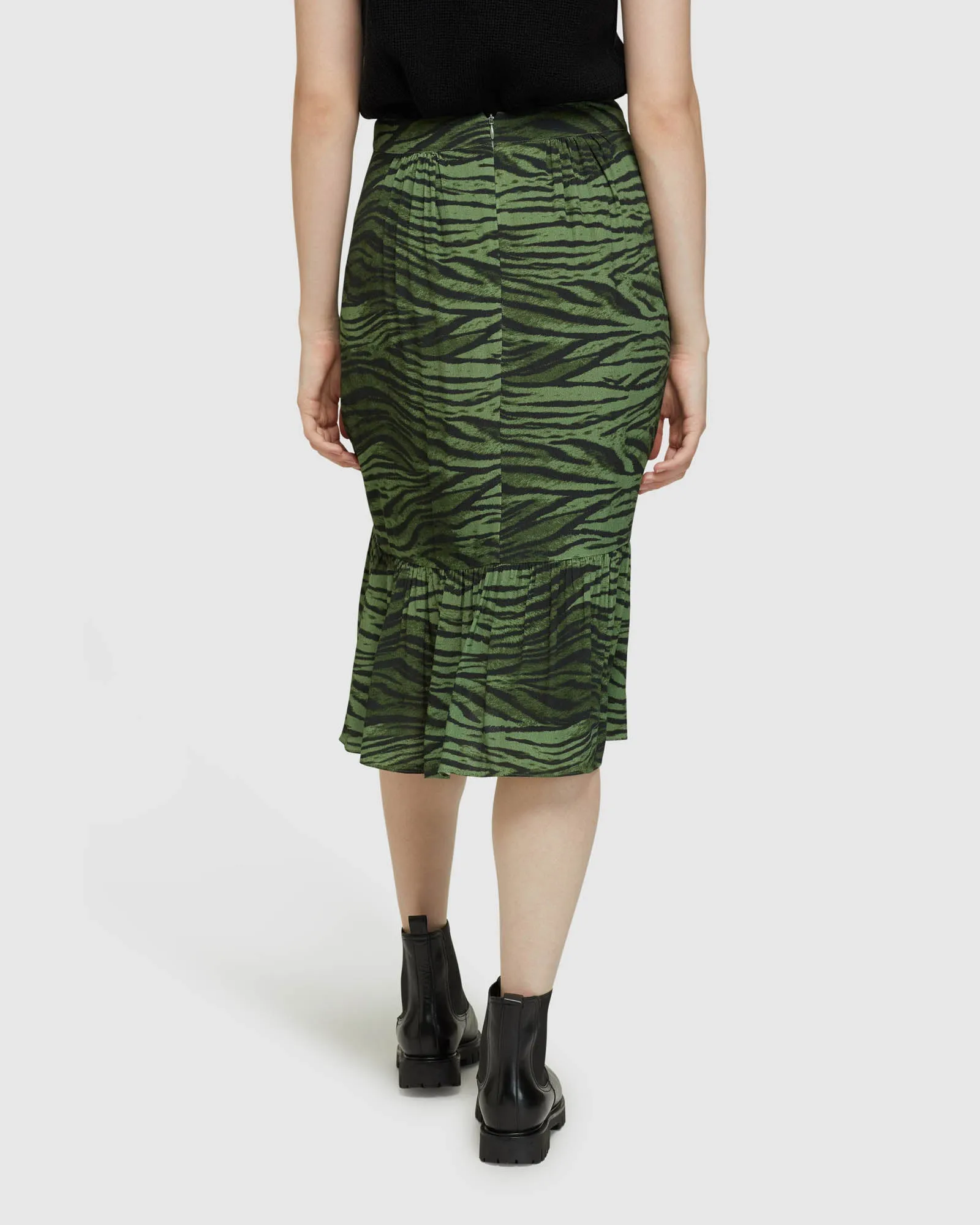 Millie Animal Print Skirt sold by Oxford Shop product image thumbnail 3