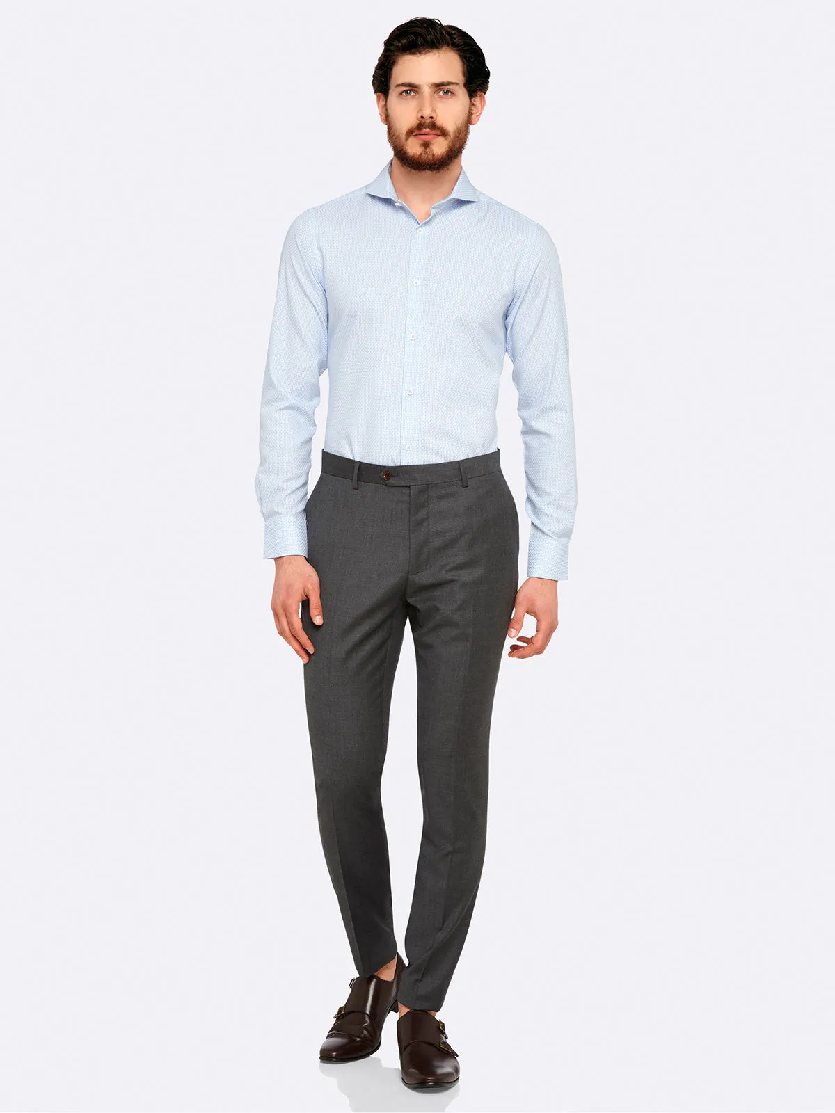 Kensington Ton Slim Fit Shirt Lt sold by Oxford Shop product image thumbnail 5