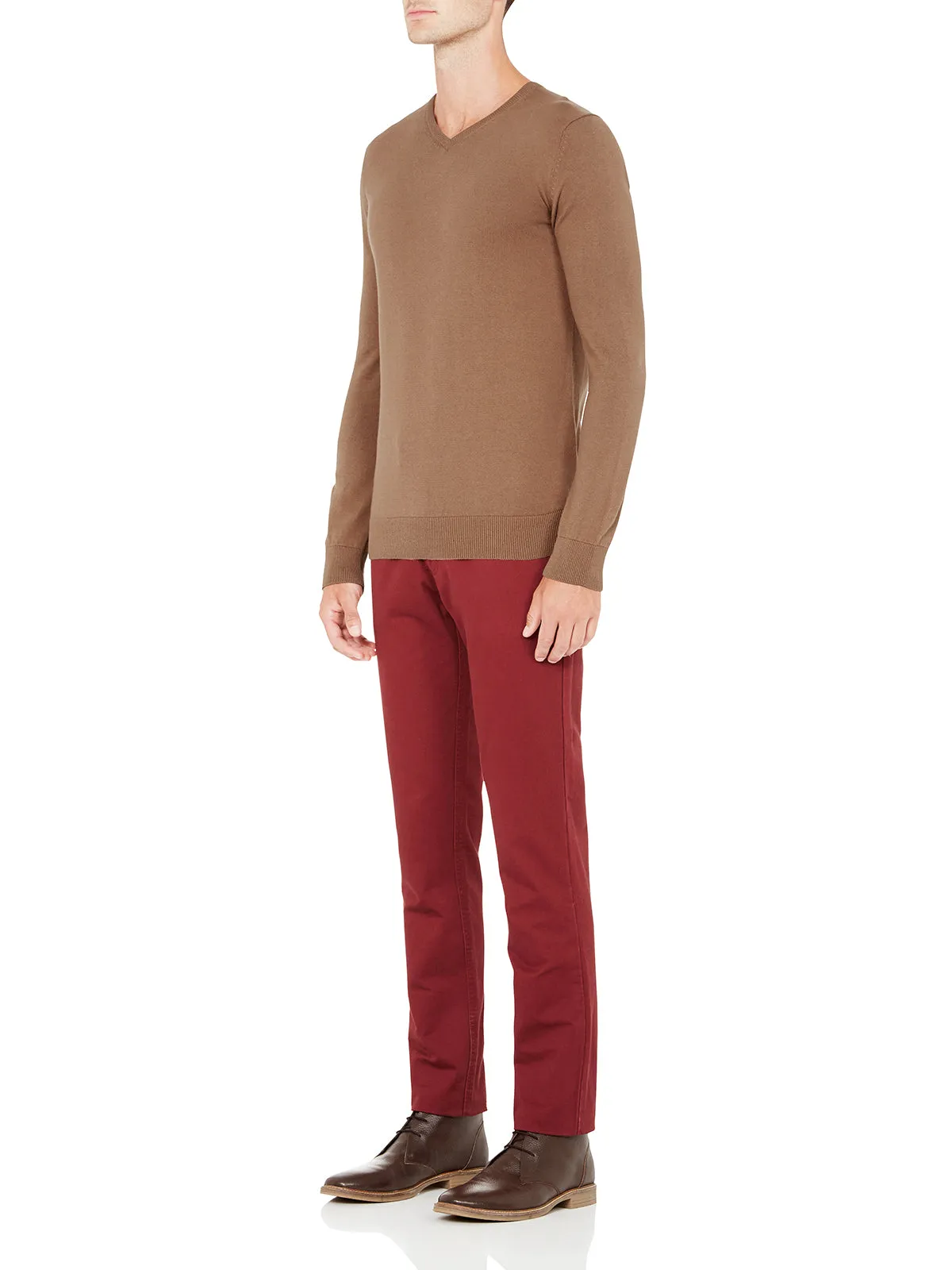 Cotton V-Neck Knit sold by Oxford Shop product image thumbnail 3