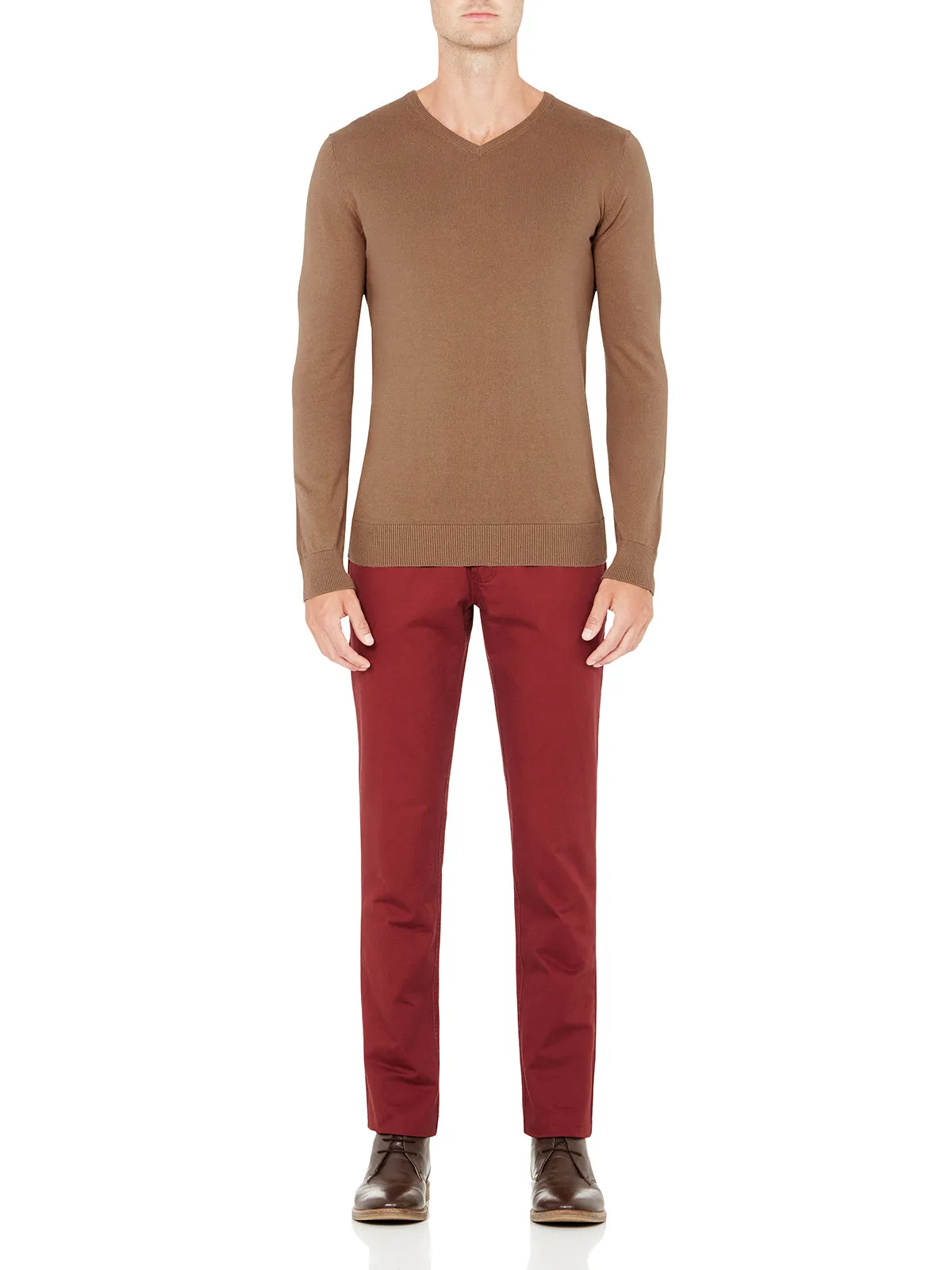 Cotton V-Neck Knit sold by Oxford Shop product image thumbnail 2