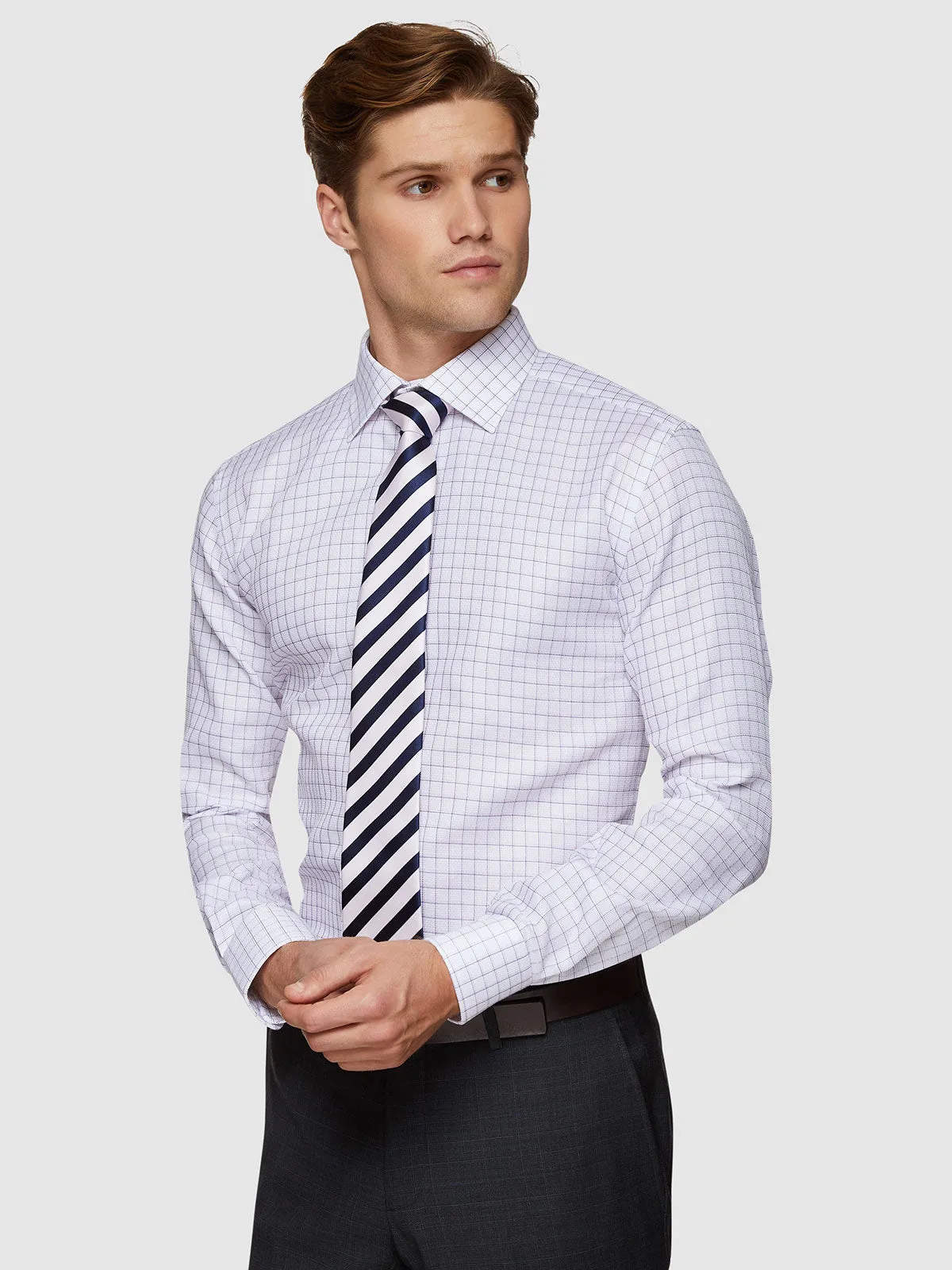 Islington Checked Luxury Shirt sold by Oxford Shop product image thumbnail 2