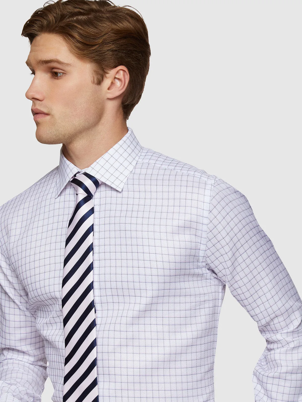 Islington Checked Luxury Shirt sold by Oxford Shop product image thumbnail 4