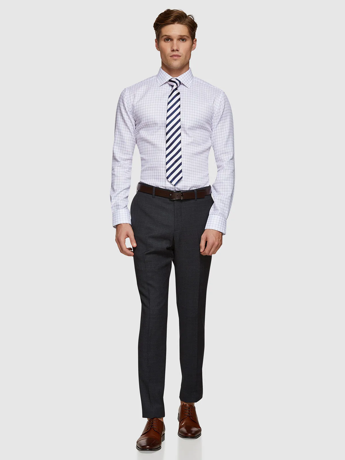 Islington Checked Luxury Shirt sold by Oxford Shop product image thumbnail 5