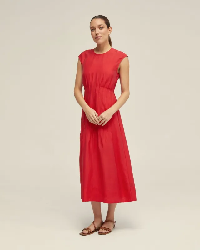 Clementine Pin-Tuck Dress sold by Oxford Shop