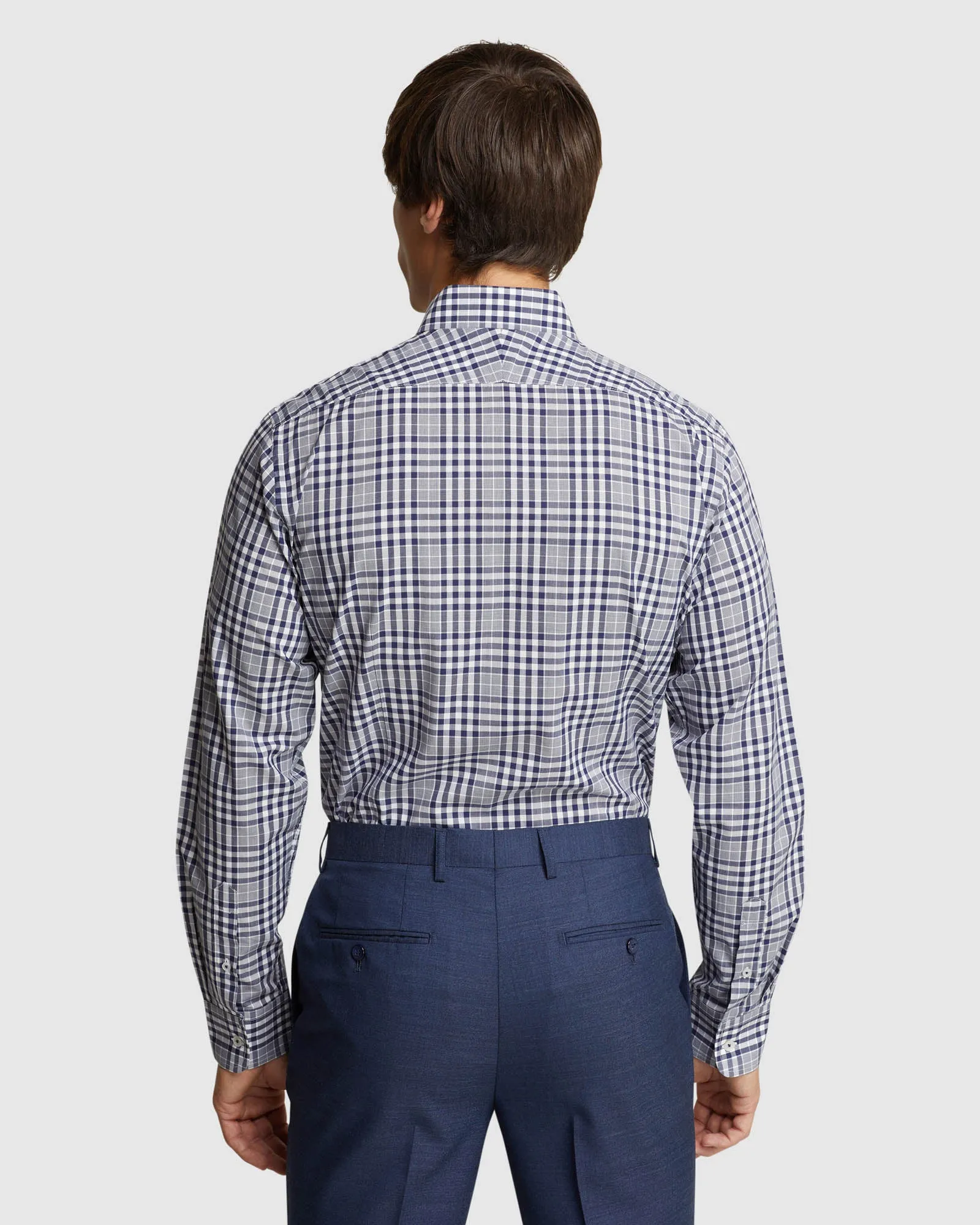 Beckton Checked Luxury Shirt sold by Oxford Shop product image thumbnail 3