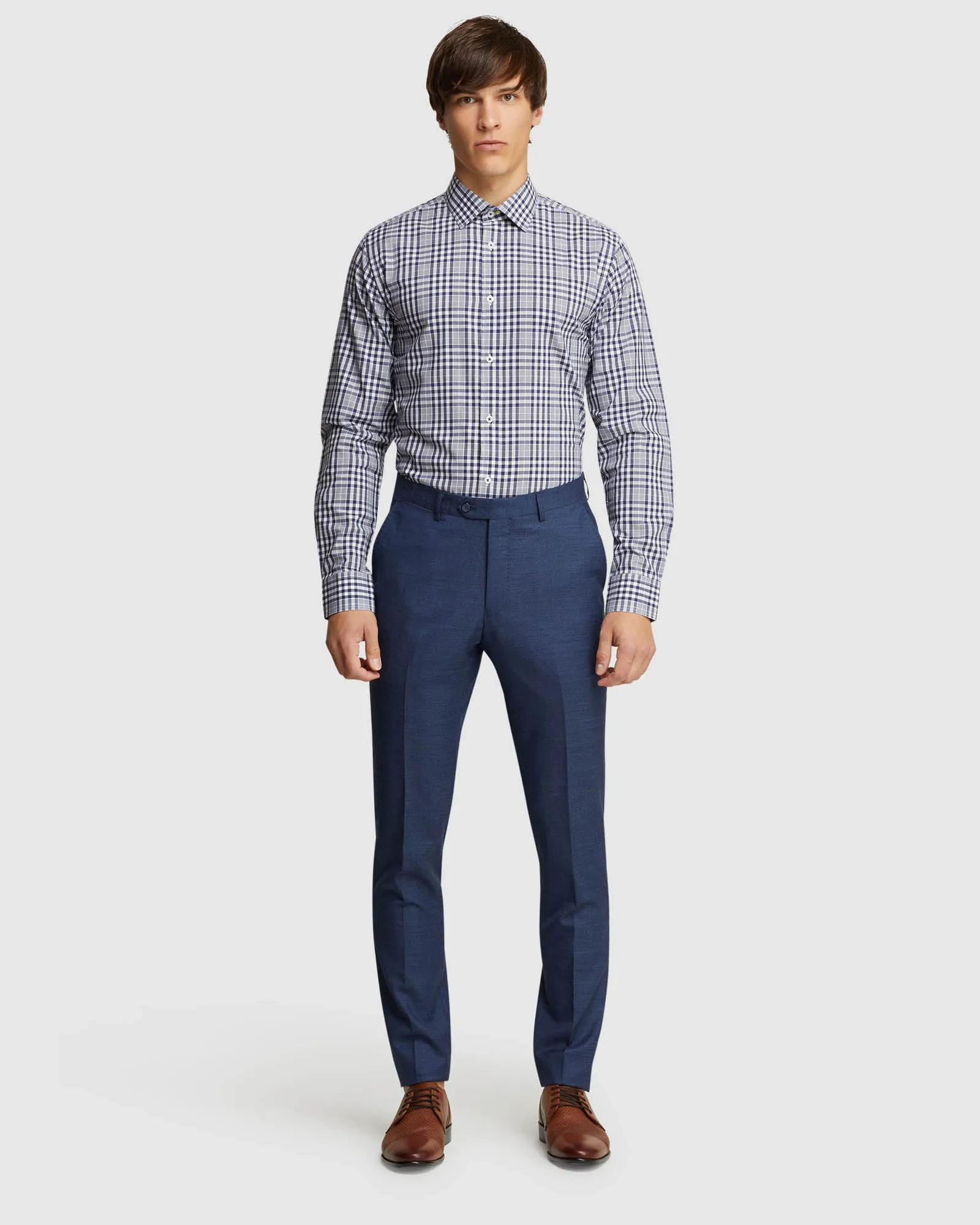 Beckton Checked Luxury Shirt sold by Oxford Shop product image thumbnail 5