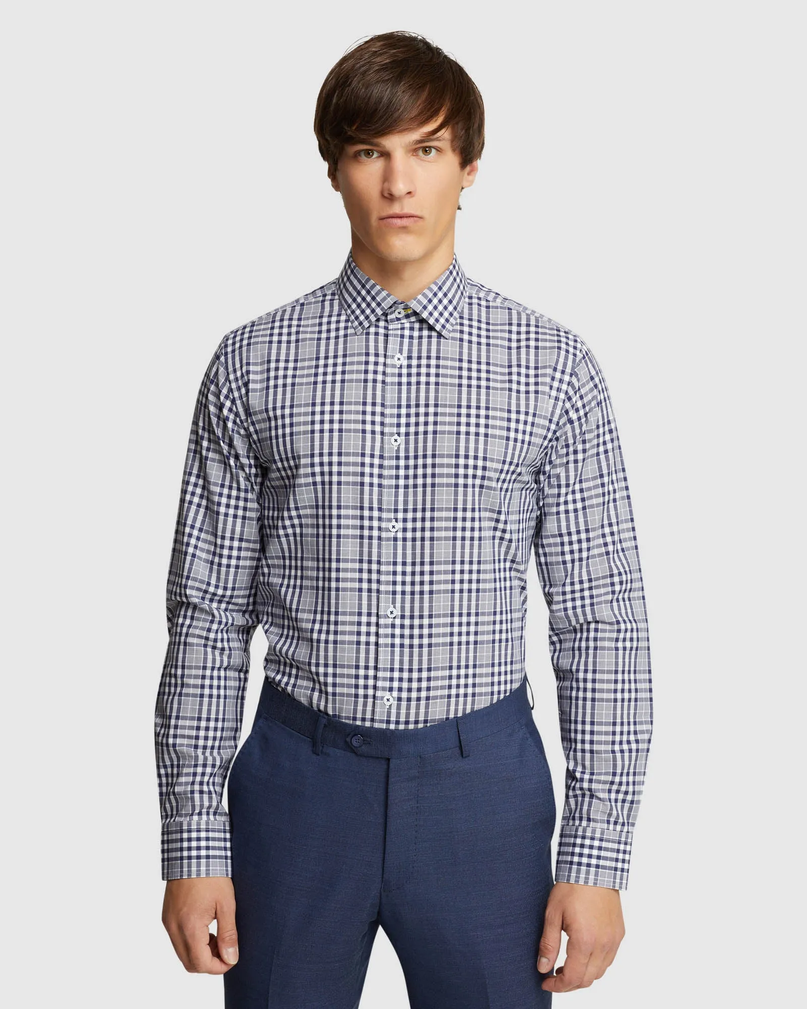 Beckton Checked Luxury Shirt sold by Oxford Shop product image thumbnail 4