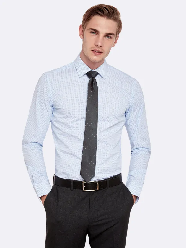 Beckton Self Spot Shirt sold by Oxford Shop