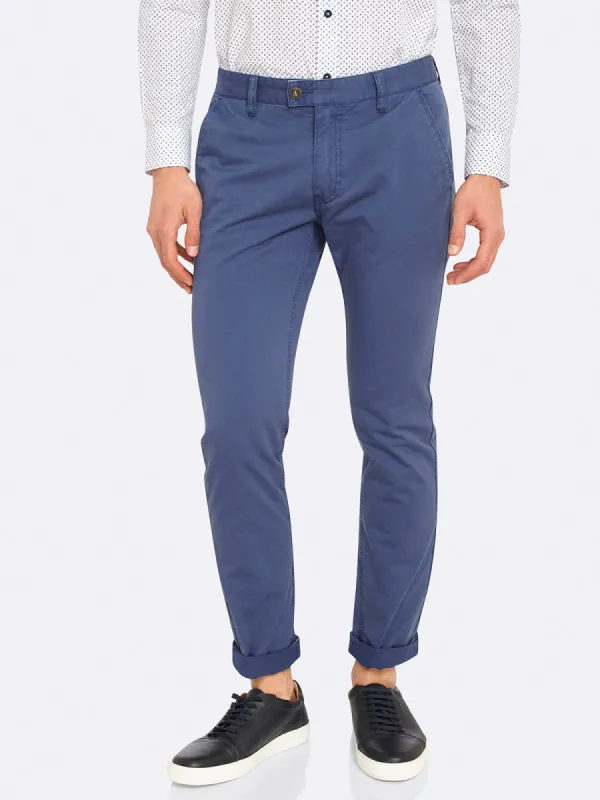 SLIM FIT CHINO PETROL sold by Oxford Shop