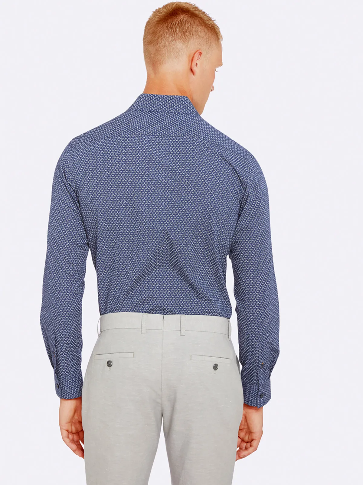 Stratton Printed Shirt sold by Oxford Shop product image thumbnail 5